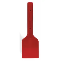 APPROVED VENDOR Lab Scraper, Non-Sterile, LDPE, Red, 16 in Overall Length, 5 in Width, 10 in Handle, FDA Compliant (F36830-0000)