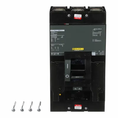 SQUARE D Molded Case Circuit Breaker: 250 A Amps, 42kA at 240V AC, Adj, Lug, ABC - LA-, LH-, Q4-Frame Square D Molded Case Circuit Breakers