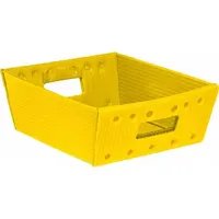 APPROVED VENDOR Tray: 0.4159 cu ft, Yellow, Not Stacking Capable, 20 lb Load Capacity (MPN 5572 YELLOW)