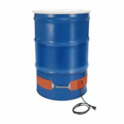 TEMPCO Drum Heater: 115V AC, 1,500 W Watts, 50°F to 425°F, Silicone Rubber, Drums - Drum & Bucket Band Heaters