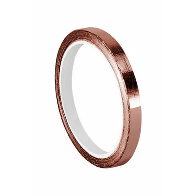 3M Conductive Electrical Tape: 1/2 in Wd, 6 yd Lg, 3.5 mil Thick, 600 V Volt Rating - General Purpose Foil Electrical Tape
