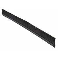 Strip Brush: 2 in Bristle Trim Ht, 0.012 in Bristle Dia, 3 ft Overall Lg, 5/16 in Backing Wd, Black (MPN FPVC142036)