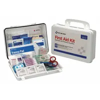 FIRST AID ONLY First Aid Kit and Housing: Industrial, 25 People Served, 107 Components, Plastic (MPN 223)