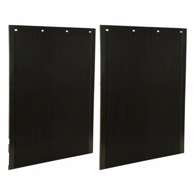 BUYERS PRODUCTS Mudflaps: Polymer, 30 in Ht, 24 in Wd, 5/16 in Thick, Black - Truck Mud Flaps
