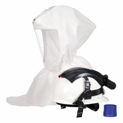 3M Hood Assembly: S-Series, Full Hood, Hard Hat/Inner Shroud, PAPR System - 3M Healthcare & Pharmaceutical Headgear