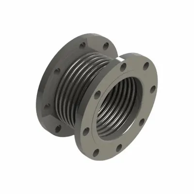 HOSE MASTER Metal Expansion Joint: 6 in Pipe Size, For Air/Gases/Oils Media Type - Flanged Expansion Joints for High-Temperature Fluids
