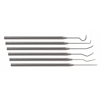 MOODY TOOL Precision Hook/Pick Set: Stainless Steel - Precision Pick Sets