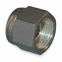 HAM-LET Compression Fitting Nut: 16 mm OD Fitting Size, Compression, Stainless Steel (MPN 761L SS 16MM)
