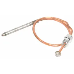 Replacement thermocouple for Garland Manufacturing ovens. Monitors oven temperature to support consistent cooking or baking performance. Direct OEM replacement part.