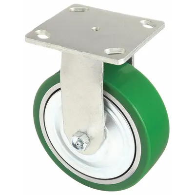 OEM Plate Caster: Rigid - Debris-Resistant Plate Casters