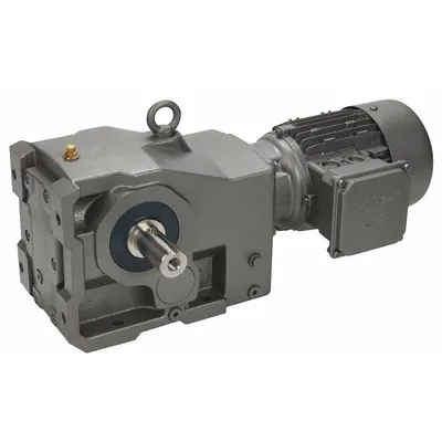 NORD Gearmotor: Right Angle, Single Output Shaft, 3-Phase, TEFC, 137 RPM - Right Angle Shaft Washdown-Duty AC Gearmotors