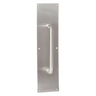 TRIMCO Door Pull Plate: 4 in Wd, 16 in Ht - Standard Door Pulls