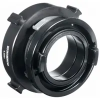 MOON AMERICAN Fire Hose Adapter: 4 in_4 1/2 in Compatible Pipe Size, NH x Storz, Straight, Aluminum (MPN 7115-45240Z)