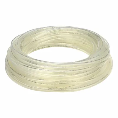 PARKER Standard Polyurethane Tubing, 10 mm ID x 12 mm OD, 100 ft, Beige