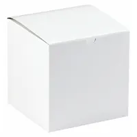 Gift Box: 8 in Inside Lg, 8 in Inside Wd, 8 1/2 in Inside Ht, Kraft, 50 PK (MPN GB888)