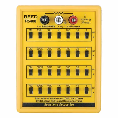 REED INSTRUMENTS R5408-NIST Resistance Decade Box - Decade Boxes