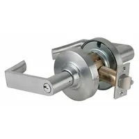 SCHLAGE Door Lockset: Office Lever Locksets, Chrome, ADA Compliant (MPN ND50PD RHO 626 KA C KWY)