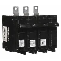 Miniature Circuit Breaker: 40 A Amps, 120/240V AC, 3 Poles, Shunt Trip (MPN B34000S01)