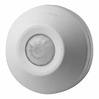 LEVITON Occupancy Sensor: Fluorescent/Incandescent, Passive Infrared (PIR), 120V AC - Ceiling-Mount Occupancy Sensors