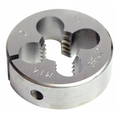 OSG Adjustable Round Threading Die M4.5x0.75, 25 mm OD, High Speed Steel - Adjustable Round Threading Dies