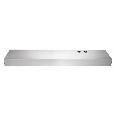 FRIGIDAIRE Range Hood: Convertible Exhaust/Recirculation, 30 in Wide, Silver, Stainless Steel Housing - Residential Convertible Exhaust & Recirculation Hoods
