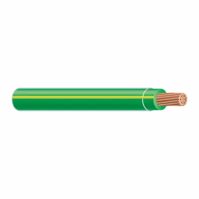 SOUTHWIRE 12 AWG Copper THHN/THWN Building Wire, Stranded, Green/Yellow, 500 ft - Copper THHN/THWN Building Wires