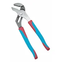 Tongue and Groove Plier: Flat, Groove Joint, 2 in Max Jaw Opening, 10 1/2 in Overall Lg, Serrated (MPN 430CB)
