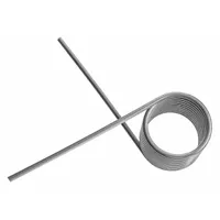 Torsion Spring: Left Hand Wind Dir, Stainless Steel, 0.07 in Wire Dia, 0.81 in O.D., 10 PK (MPN T070180515L)