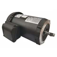 This Dayton C-Face 3-phase AC motor is rated 1/4 hp at 230/460V AC with a full load current of 1.09/0.545 A. It operates at 1,160 RPM at 60 Hz and features a Totally Enclosed Fan Cooled (TEFC) enclosure. The C-Face mounting allows direct coupling to pumps, fans, conveyors, and compressors in industrial and HVAC applications.