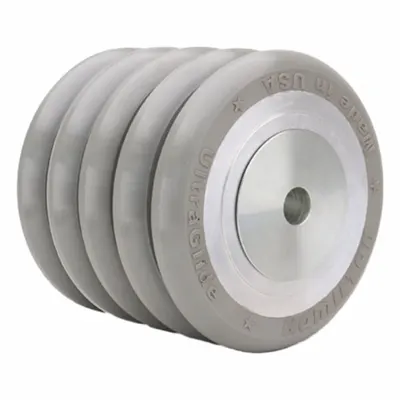 HAMILTON Caster Wheel: 6 in Wheel Dia., 5 in Wheel Wd, Polyurethane, 4,250 lb Load Rating - Easy-Roll Polyurethane Tread on Steel Core Wheels