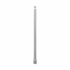 This 1/2" drive hand socket extension extends the reach of a ratchet or torque wrench to access fasteners in recessed or tight spaces. With a 15-inch overall length and standard type, it is suitable for automotive repair, machinery maintenance, and industrial assembly.