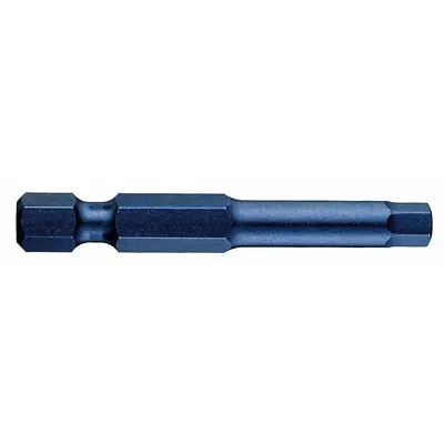 WESTWARD Power Bit: Power Bit, Imperial, Hex Head, 3/16 in Bit Industry Size, Std - Hex Impact Bits