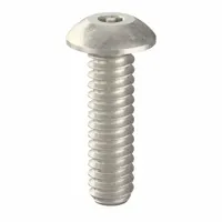 Mach Screw,Button,6-32x1/2 L,PK25 (MPN 21820)