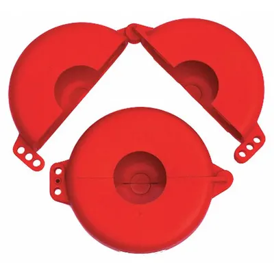 SKILCRAFT Hinged Gate Valve Lockout for Hand Wheels 6 1/2 to 10 in - Hinged Gate Valve Lockouts