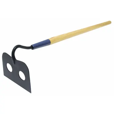 MARSHALLTOWN Perforated Mortar Hoe: Steel, 4 3/4 in Blade Wd, 7 in Blade Lg, Straight - Mortar Hoes