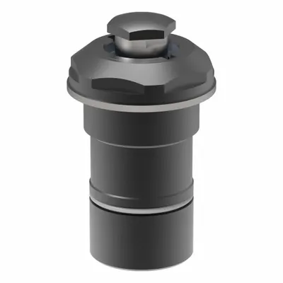 ENERPAC Hydraulic Work Support: 1,650 lbf Max. Support Force, 39/100 in Stroke Lg - Cartridge Mount Work Supports