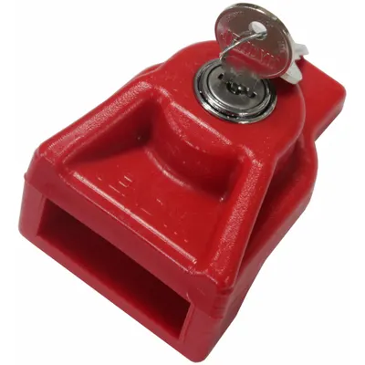 JENDYK Gladhand Lock: Polyethylene, Red - Pipe, Hose, Tube and Fittings