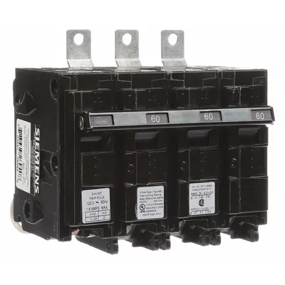 SIEMENS B360HH00S01 B Series Bolt-On Miniature Circuit Breaker - B Series, Bolt-On Siemens Miniature Circuit Breakers