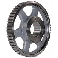 POWER DRIVE Gearbelt Pulley: For H Timing Belt Section, For 1 in Belt Wd, 60 Teeth, 0.5 in Pitch (MPN 60HQ100)