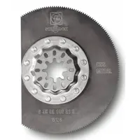 FEIN Oscillating Tool Blade: 3 3/8 in Blade Wd, 3 3/8 in Overall Lg, Long Cutting, High Speed Steel (MPN 63502106210)