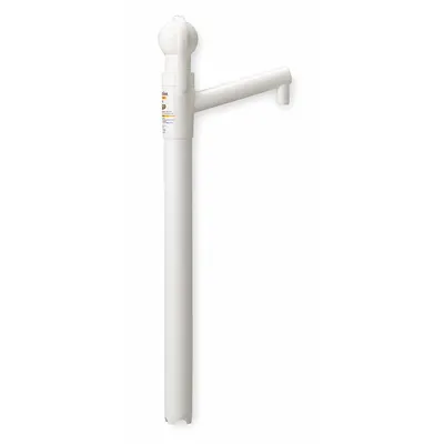 TRICO Hand Pump: Lever, Pump with Spout, Plunger, Polyethylene/Polypropylene - Down-Stroke Sanitary Drum Pumps