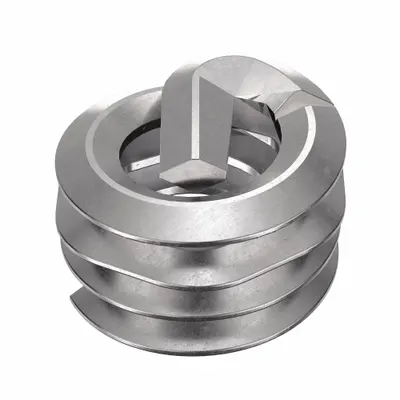 HELI-COIL Screw-Locking Tangless Helical Insert, #4-40 Thread, Plain, 100 PK - Screw-Locking Tangless Helical Inserts