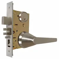 MARKS USA Door Lockset: Office Lever Locksets, Stainless Steel, ADA Compliant, Ligature-Resistant (MPN 5SS19FW/32D)