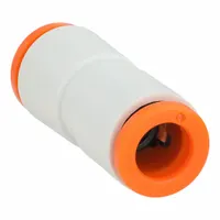 SMC Push-Fit Union Fitting: 5/16 in OD x 5/16 in OD Size, Push-to-Connect x Push-to-Connect, Brass (MPN KQ2H09-00A)