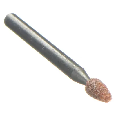 NORTON General Purpose Mounted Point for Carbon Steel, 60 Grit, B55 Shape - General Purpose Mounted Points for Carbon Steel