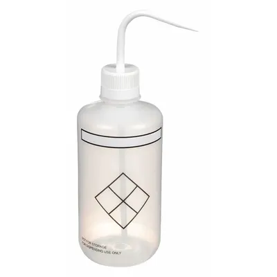 OEM Wash Bottle: 1 L - Narrow Mouthed Standard Spout Wash Bottles