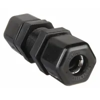 PARKER Compression Fitting Union: Bulkhead, 1/2 in OD x 1/2 in OD Size, Compression x Compression (MPN P8BU8)