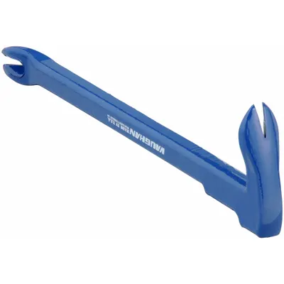 VAUGHAN Nail Puller: Double Claw End, 11 in Overall Lg, 1 in Bar Wd, 3 in End Wd - Nail Pullers
