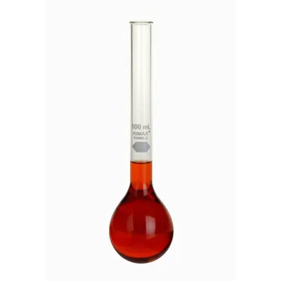KIMBLE Kjeldahl Flask: 100 mL, Colorless, Conical, A - Glass Kjeldahl Flasks