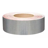 Reflective Tape: Construction/Emergency Vehicles/Trucks and Trailers, White, 2 in Wd, 50 yd Lg (MPN 18653)
